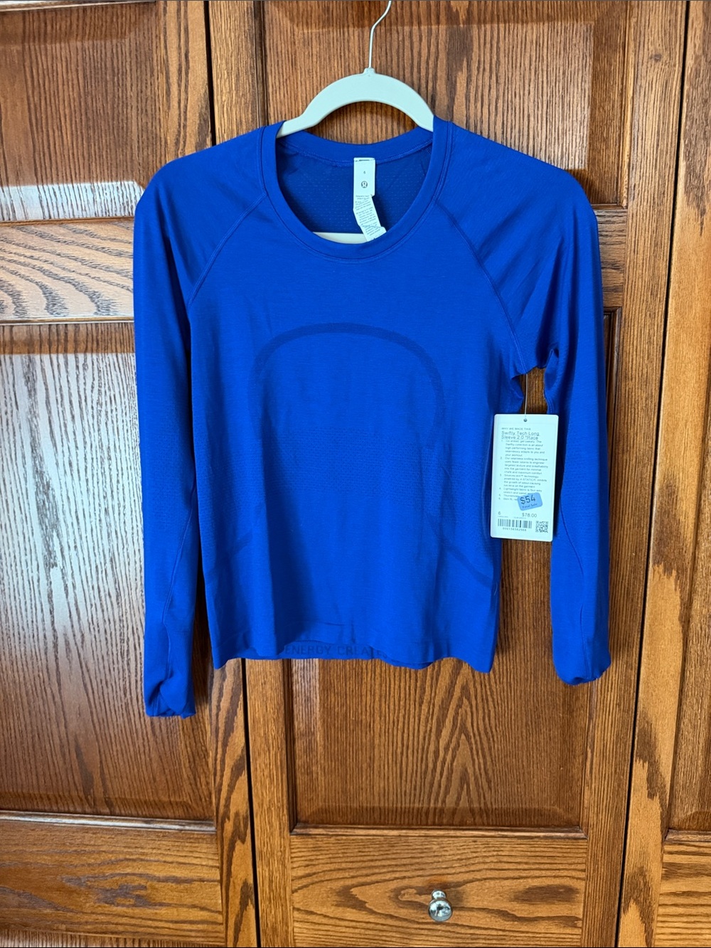 lululemon athletica Royal Blue Long-Sleeve Active Top